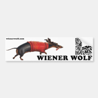 Wiener Wolf Bumpersticker