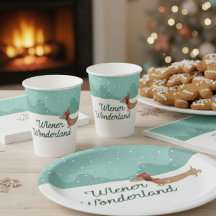 Wiener Wonderland Doxie-kerstfeestartikelen