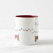 Wienerful Life Dachshund Kerst Mok (Center)