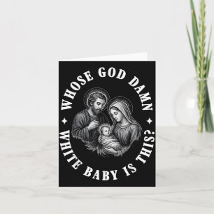 Wiens Goddelijke Witte Baby Is Dit Kaart