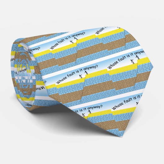 Wiens schuld? stropdas (Opgerold)