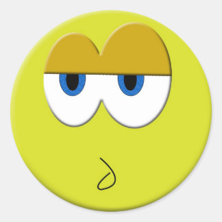 Wierd Face Sticker