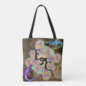 Wierd Lizard Monogram Intials Bag Draagtas (Achterkant)