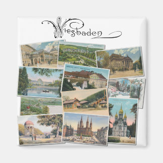 Wiesbaden:  Briefkaart Souvenir Magneet