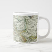 Wiesbaden en Frankfurt Duitsland Extra Grote Mok (Rechts)