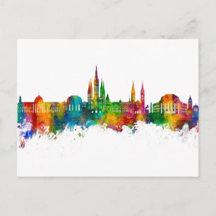 Wiesbaden Germany Skyline Briefkaart