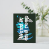 Wiet het En Reap grappige tuinier woordspeling Briefkaart (Staand voorkant)