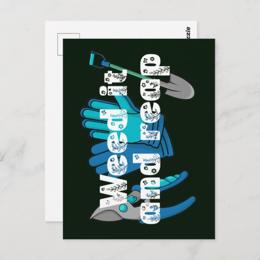 Wiet het En Reap grappige tuinier woordspeling Briefkaart (Voorkant / Achterkant)