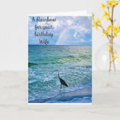 **WIFE** A * RAINBOW* JUSTE POUR *VOTRE CARTE D'AN (Fleur jaune)