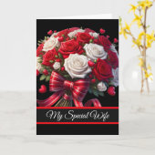 Wife Birthday Card Kaart (Gele Bloem)