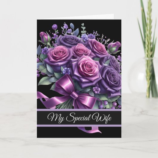 Wife Birthday Card Kaart (Voorkant)