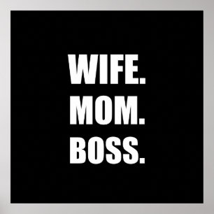 Wife Boss mama Poster