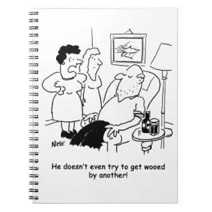 Wife klaagt over Husband probeert geen vrouw te kr Notitieboek