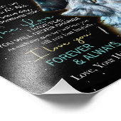 Wife Lovers | Aan mijn vrouw vergeet nooit dat ik  Foto Afdruk (Hoek)