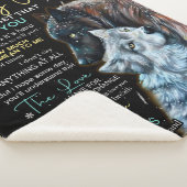 Wife Lovers | Aan mijn vrouw vergeet nooit dat ik Sherpa Deken (3/4)