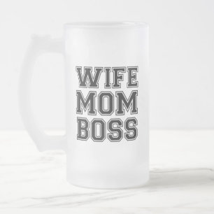 WIFE MOM BOSS MATGLAS BIERPUL