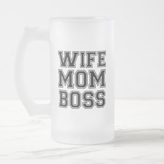 WIFE MOM BOSS MATGLAS BIERPUL (Links)