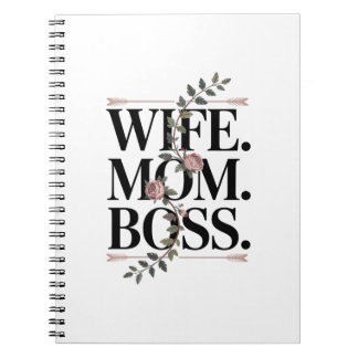 Wife. Mom. Boss. Notitieboek