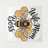 Wife. Mom. Boss Wandkleed (Voorkant (horizontaal))