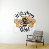Wife. Mom. Boss Wandkleed (In situ)