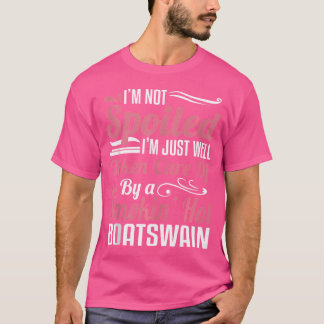 Wife Of A Boatswain Nautical Seaman Bosun Bos'N T-shirt