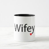Wifey - Black 11 oz Combo Mug (Centre)