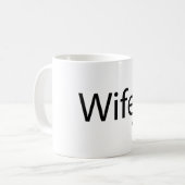 Wifey - Blanc 11 oz Mug classique (Devant gauche)
