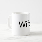 Wifey - Blanc 11 oz Mug classique (Devant gauche)