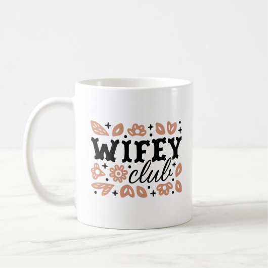 Wifey club cowboy vrouw country cowgirl esthetiek koffiemok (Links)