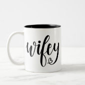 Wifey Coffee-Mok Tweekleurige Koffiemok (Links)