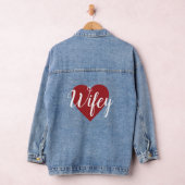 Wifey dans le Red Heart Denim Jacket (Hangar)