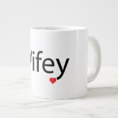 Wifey - Jumbo Mug (Devant droit)