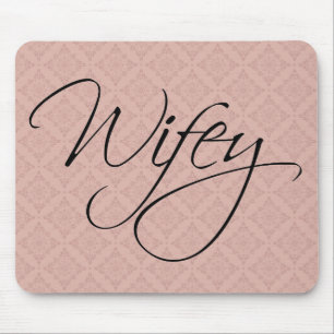 Wifey-kalligrafie Muismat