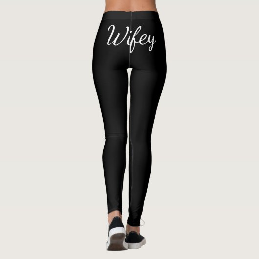 Wifey-Leggings Leggings (Achterkant)