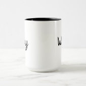 Wifey Mariage Lune de miel Couple Mug (Centre)
