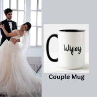 Wifey Mariage Lune de miel Couple Mug