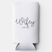 Wifey Modern Typography Wife Mrs Wedding Hers (Voorkant)