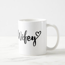 wifey mok, gepersonaliseerde wifey mok, paren mok, koffiemok