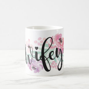 Wifey Mok Wedding Bridal Cup Bride tot Mrs Gift