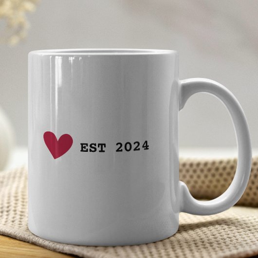 Wifey naam en datum bruiloft Jubileum Koffiemok