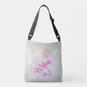 Wifey - Regenboog Kleuren Mix Editie Crossbody Tas