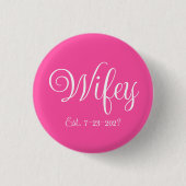 Wifey Ronde Button 3,2 Cm (Voorkant)