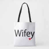 Wifey - Sac fourre-tout tout-sur-impression person (Devant)