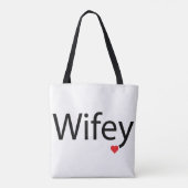 Wifey - Sac fourre-tout tout-sur-impression person (Dos)