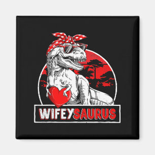 Wifeysaurus dinosaurus vrouw t rex bijpassend paar magneet