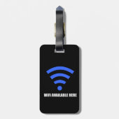 WiFi Beschikbaar hier Bagagelabel (Achterkant verticaal)