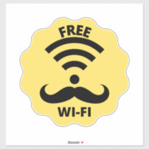 Wifi Business, gratis wifi-Sticker