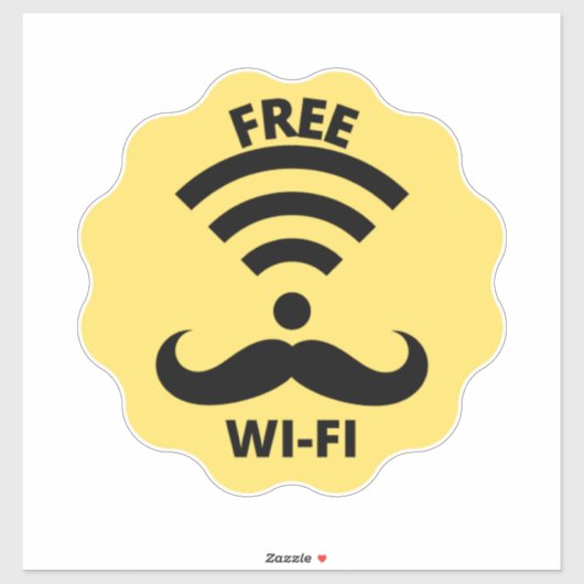Wifi Business, gratis wifi-Sticker Sticker (Vel)