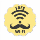 Wifi Business, gratis wifi-Sticker Sticker (Voorkant)