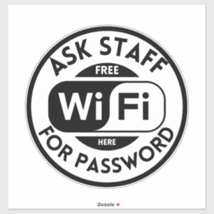 Wifi Business, wifi gratuit Sticker